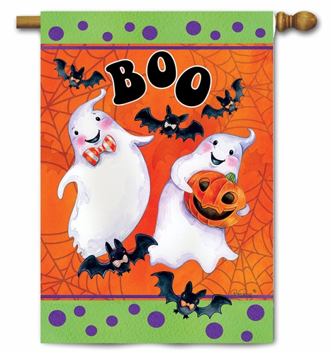 Halloween Ghosts Decorative House Flag