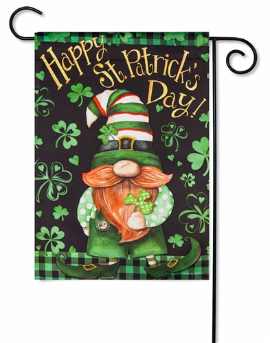 Lucky Gnome Decorative Garden Flag