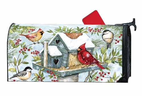 Winter Chickadee MatMate Doormat Insert