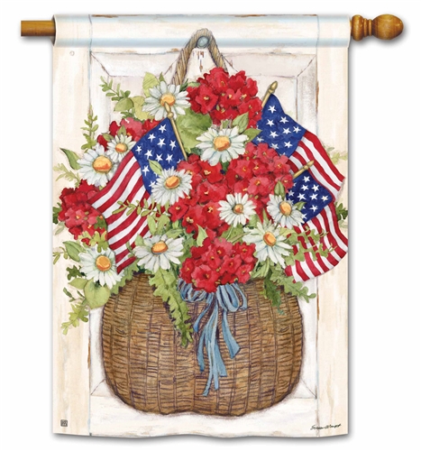 Valentine Basket House Flag - I AmEricas Flags