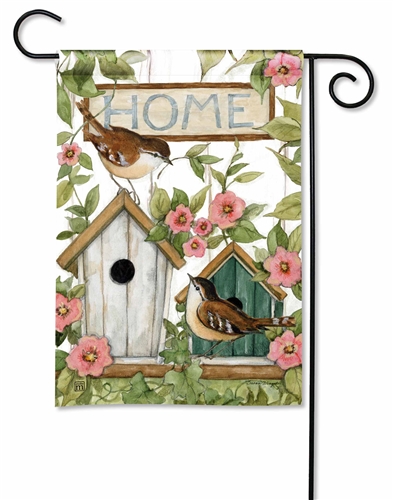 Birdhouses Breezeart Garden Flag