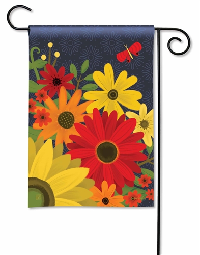 Gerbera Garden BreezeArt Garden Flag