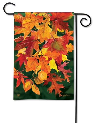 Autumn Leaves BreezeArt Garden Flag