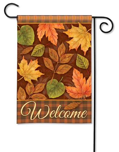 Falling Leaves BreezeArt Garden Flag