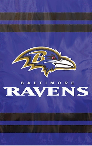 Baltimore Ravens Football Flag